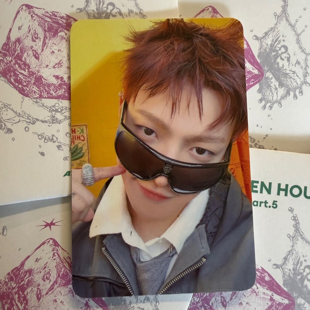ATEEZ HONGJOONG Golden Hour Part 5 Pop Up Random Trading Card Photocard